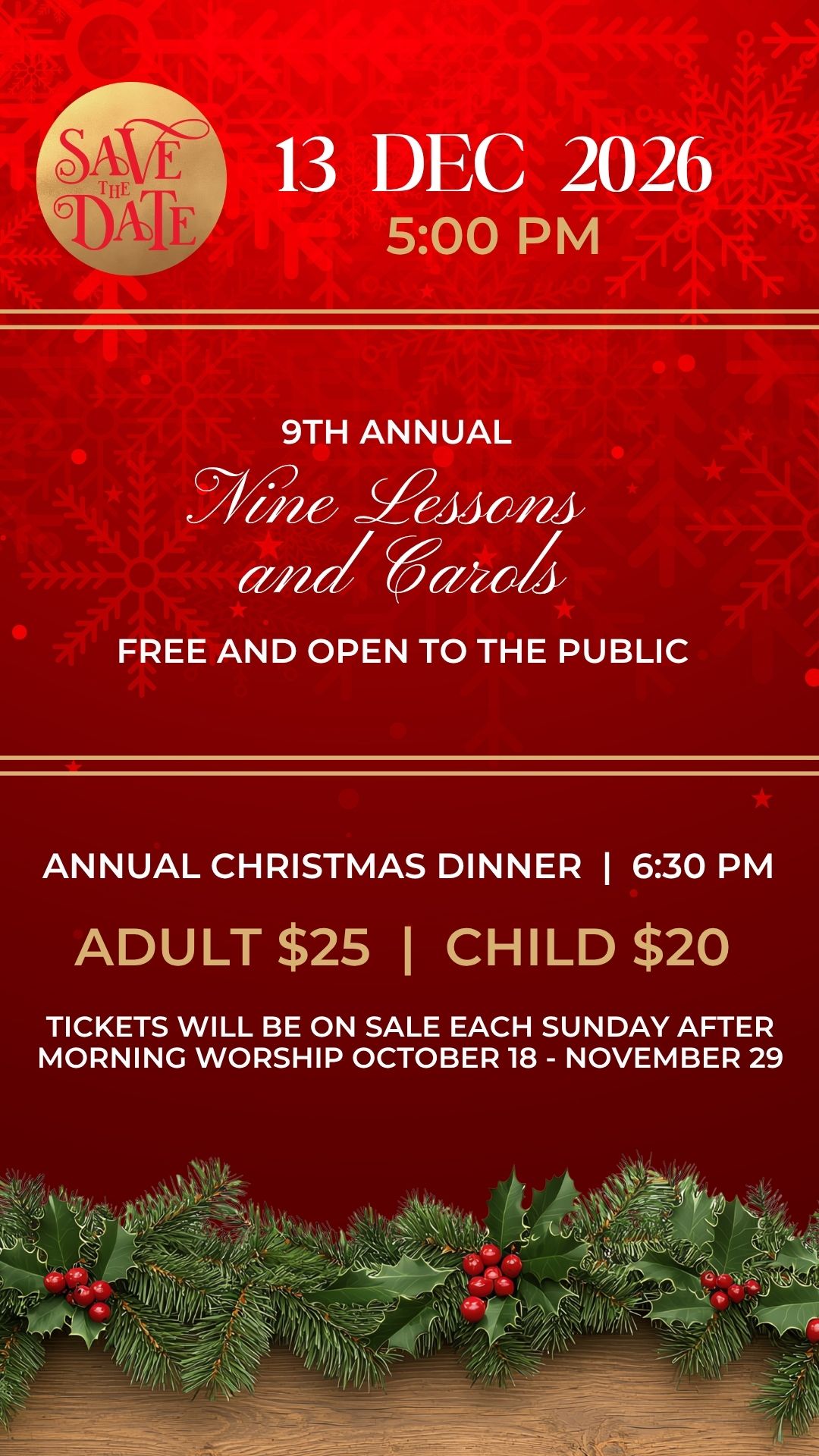 Save the Date